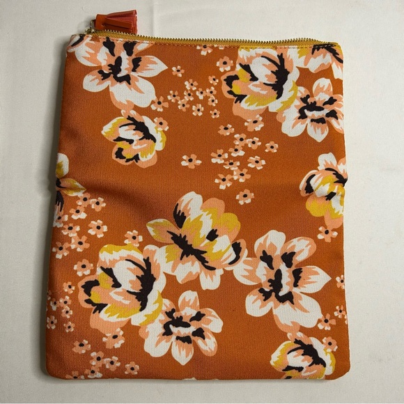 NWOT RACHEL PALLY reversible floral canvas & faux leather clutch - Picture 5 of 8